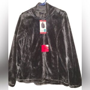 32 Degree Heat Olive Green Velour Ladies Jacket Size Medium NWT